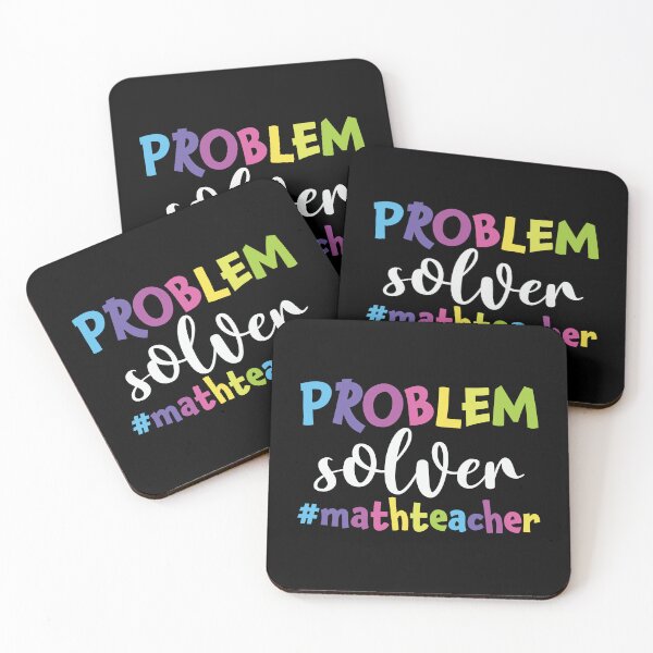 Item preview, Problem solver #mathteacher : A math teacher gift idea for mom, dad, son, daugther designed and sold by Best-Designers.