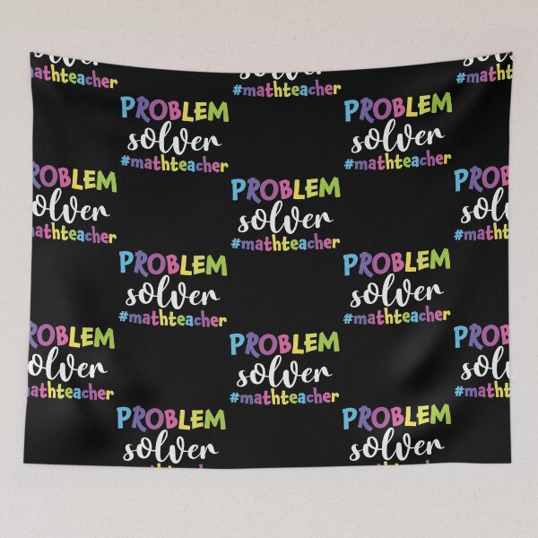 Item preview, Problem solver #mathteacher : A math teacher gift idea for mom, dad, son, daugther designed and sold by Best-Designers.