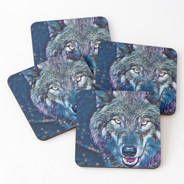 Item preview, Magic Wolf at night designed and sold by MagiLand ⭐⭐⭐⭐⭐.