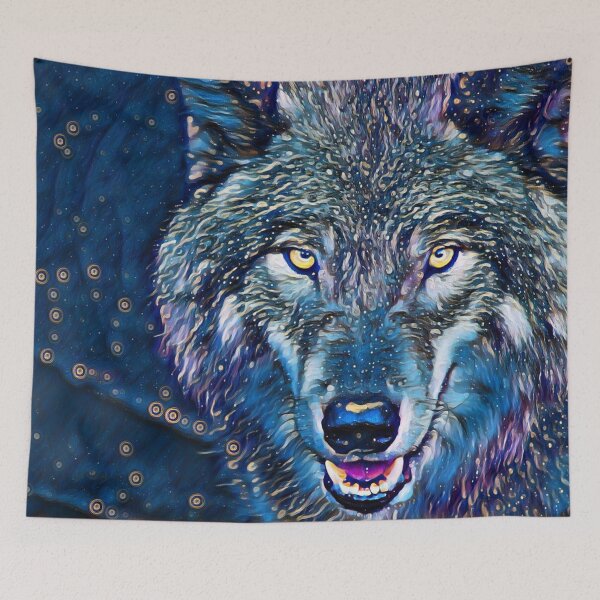 Item preview, Magic Wolf at night designed and sold by MagiLand ⭐⭐⭐⭐⭐.