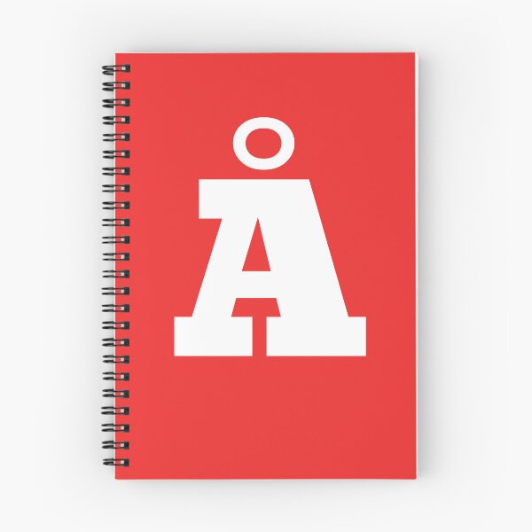Item preview, Letter Å, Swedish, Danish, Finnish, Norwegian, alphabet letter  designed and sold by Pommallina.