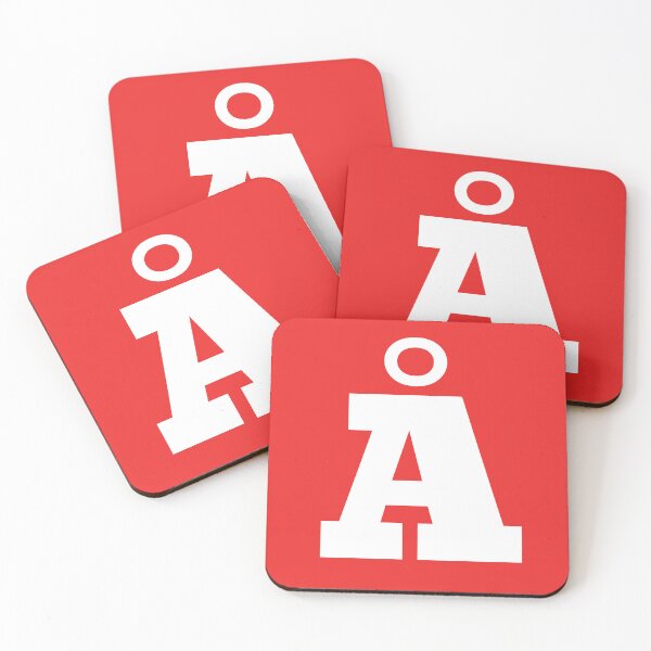 Item preview, Letter Å, Swedish, Danish, Finnish, Norwegian, alphabet letter  designed and sold by Pommallina.