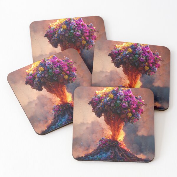 Item preview, Flower Volcano 2 designed and sold by AiBroughtToLife.