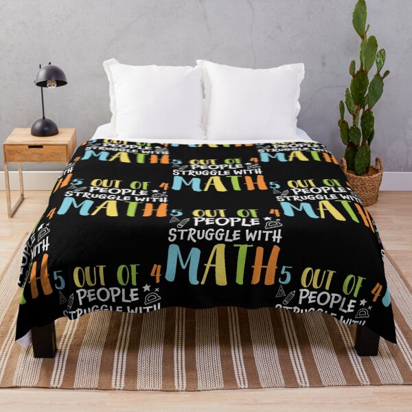 Item preview, 5 out of 4 People struggle with math : A math teacher gift idea for mom, dad, son, daugther designed and sold by Best-Designers.