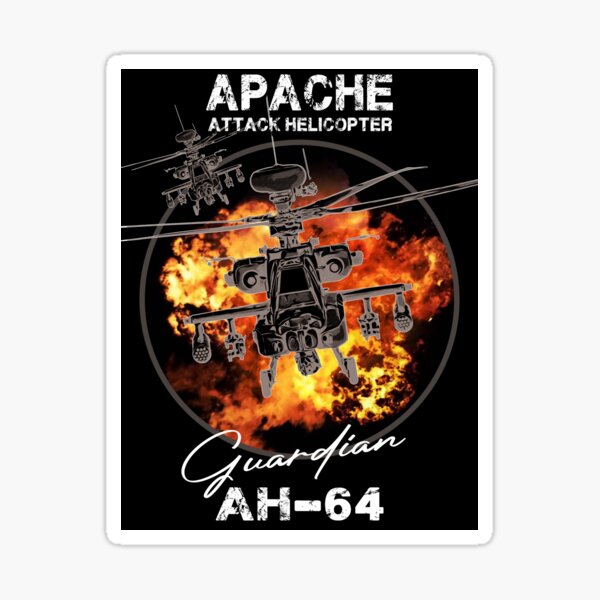 Vista previa del artículo con la obra «Camiseta de regalo para veteranos del helicóptero Apache AH-64», diseñado y vendido por Aerolovers.