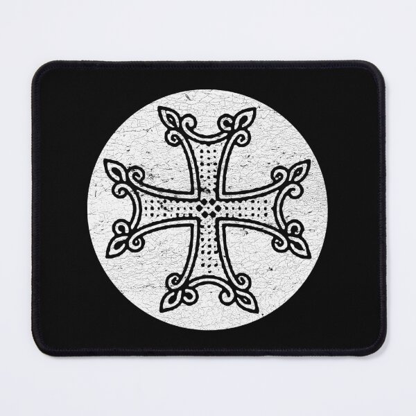 Item preview, Armenian Cross in white circle, christians supports Armenia designed and sold by IsisOsiris.