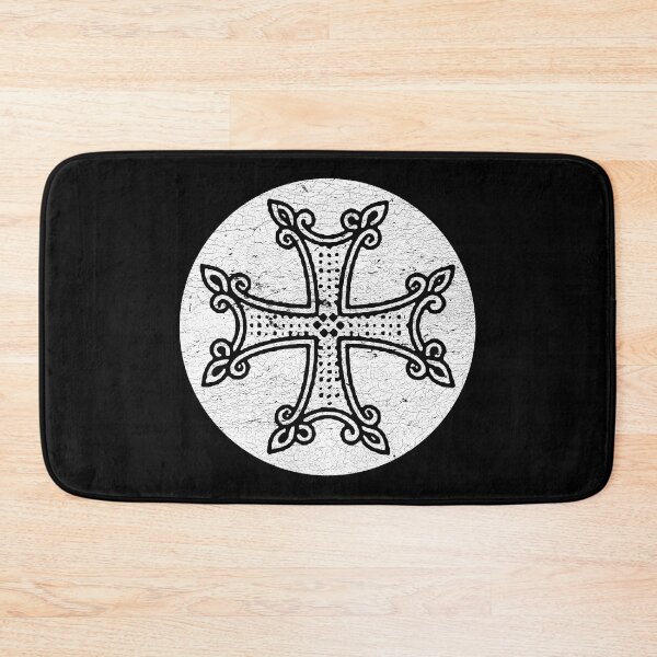 Item preview, Armenian Cross in white circle, christians supports Armenia designed and sold by IsisOsiris.