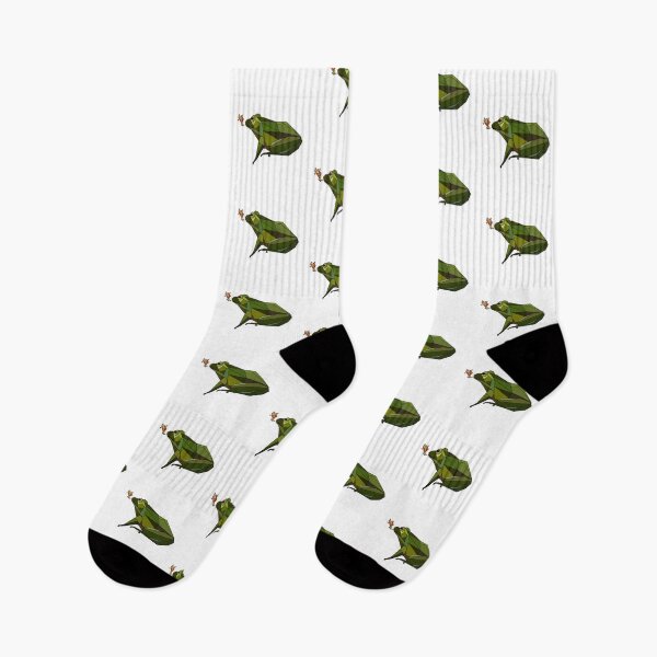 Item preview, Geometric Carlos, the Fire-Breathing Frog (Color) designed and sold by FloofCat.