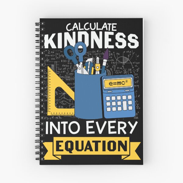 Item preview, calculate kindness into every equation : A math teacher gift idea for mom, dad, son, daugther designed and sold by Best-Designers.