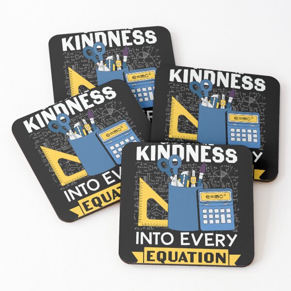 Item preview, calculate kindness into every equation : A math teacher gift idea for mom, dad, son, daugther designed and sold by Best-Designers.