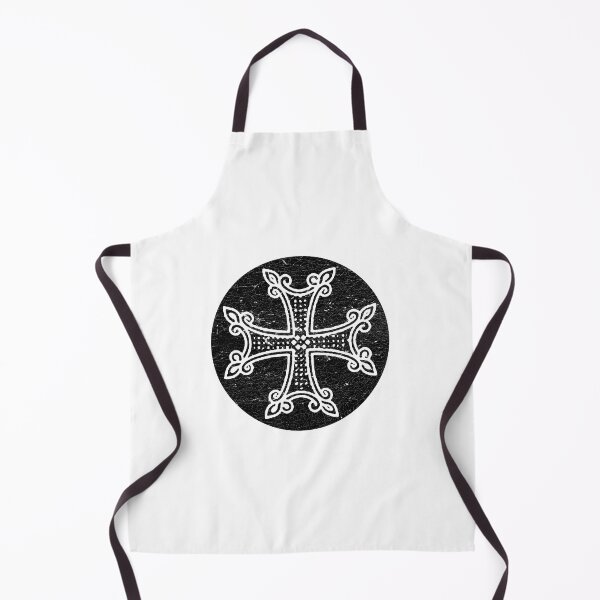Item preview, Armenian Cross in black circle, christians supports Armenia designed and sold by IsisOsiris.
