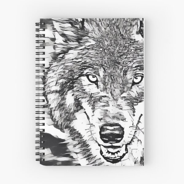 Item preview, Magic Wolf in black and white designed and sold by MagiLand ⭐⭐⭐⭐⭐.