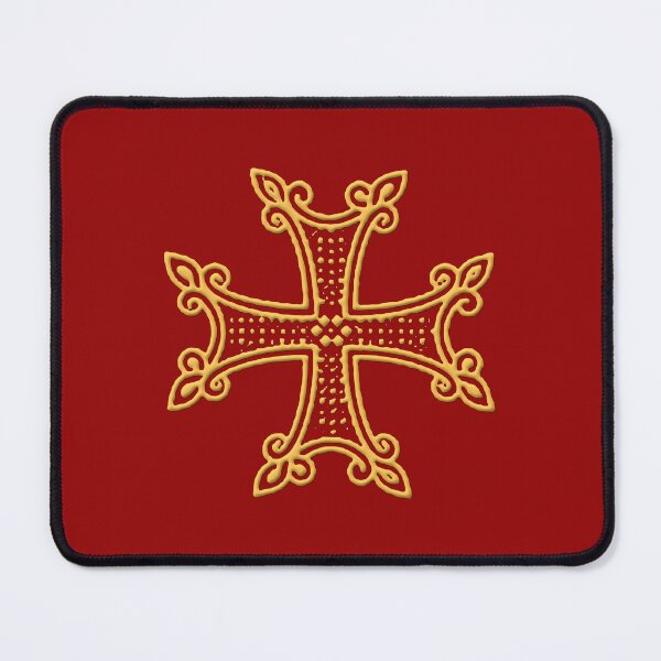 Item preview, Armenian Cross in gold with bevel, christians supports Armenia designed and sold by IsisOsiris.