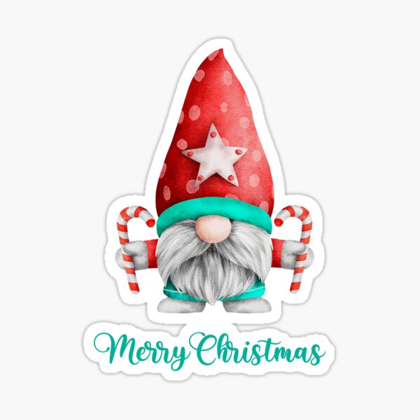 Cute Gnome Christmas  Sticker