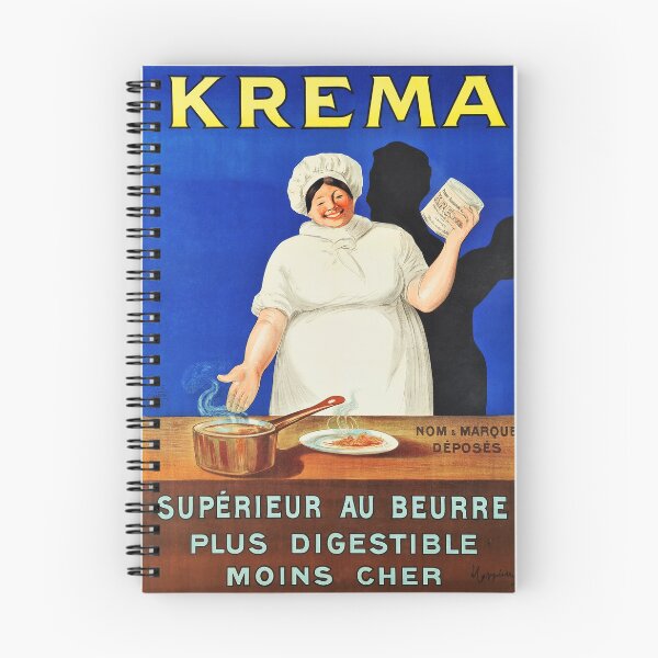 Item preview, KREMA COOKING BUTTER 1912 French Art Deco Poster by Leonetto Cappiello  designed and sold by retroposters.