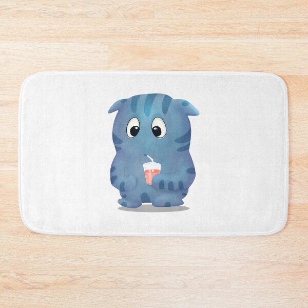 Item preview, Cute Blue Baby Monster designed and sold by InspiredForever.