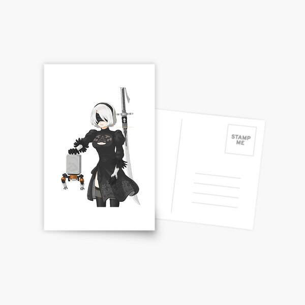 nier automata anime Postcard for Sale by samanthafans