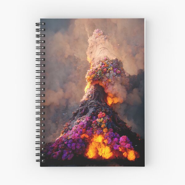 Item preview, Flower Volcano 3 designed and sold by AiBroughtToLife.