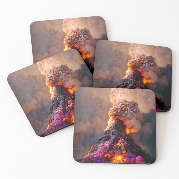 Item preview, Flower Volcano 3 designed and sold by AiBroughtToLife.