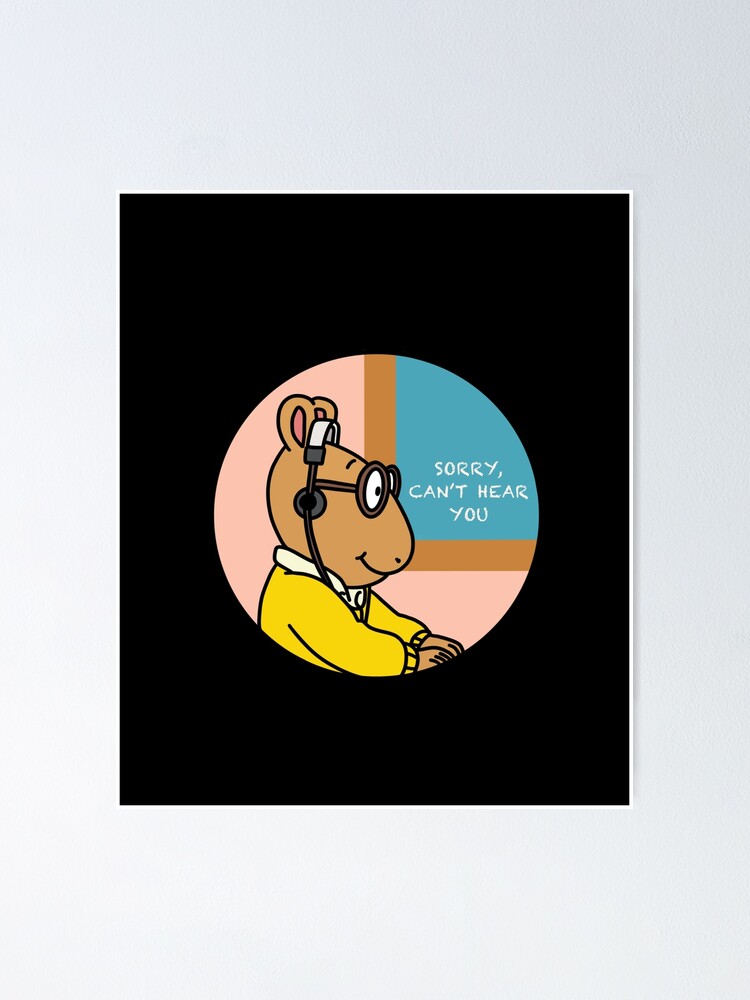 "Arthur Meme Arthur Headphones Meme" Poster for Sale by PrintAndArrow