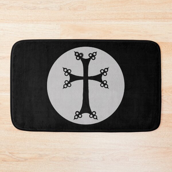 Item preview, Armenian Cross in paper texture circle with black ink, christians support Armenia designed and sold by IsisOsiris.