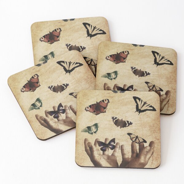 Item preview, hand with butterfly set designed and sold by shopdyali.