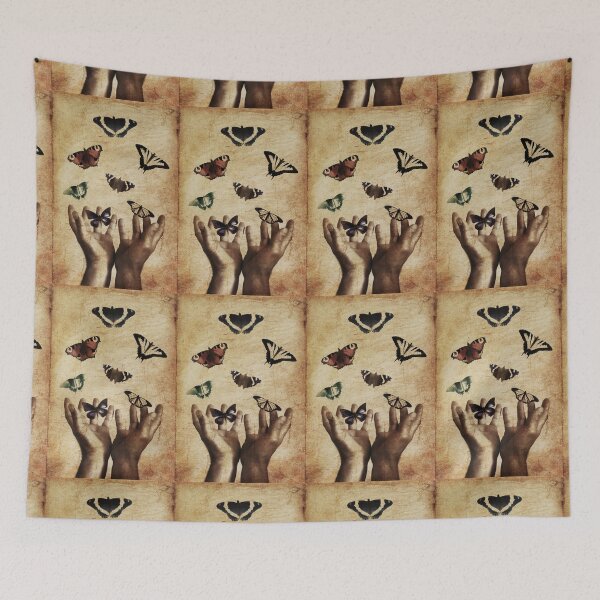 Item preview, hand with butterfly set designed and sold by shopdyali.