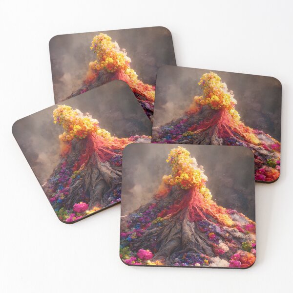 Item preview, Flower Volcano 1 designed and sold by AiBroughtToLife.
