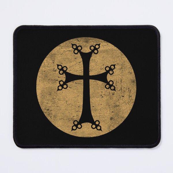 Item preview, Armenian Cross in gold circle, christians supports Armenia designed and sold by IsisOsiris.
