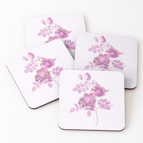 Item preview, Austrian Copper Rose Flower, Alternative Illustration - Pink Rose designed and sold by DaphneKstudio .