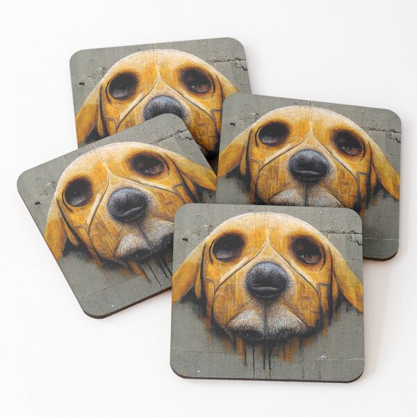 Item preview, cute puppy graffiti art designed and sold by WeirdStation.