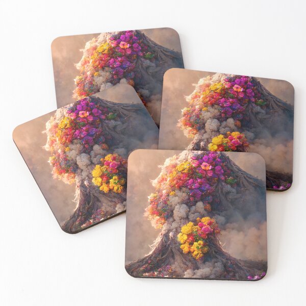 Item preview, Flower Volcano 4 designed and sold by AiBroughtToLife.