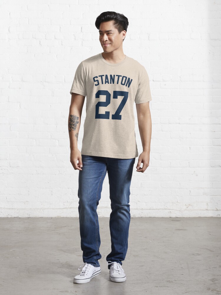 Giancarlo Stanton Shirt (Cotton, Small, Heather Gray) - Giancarlo