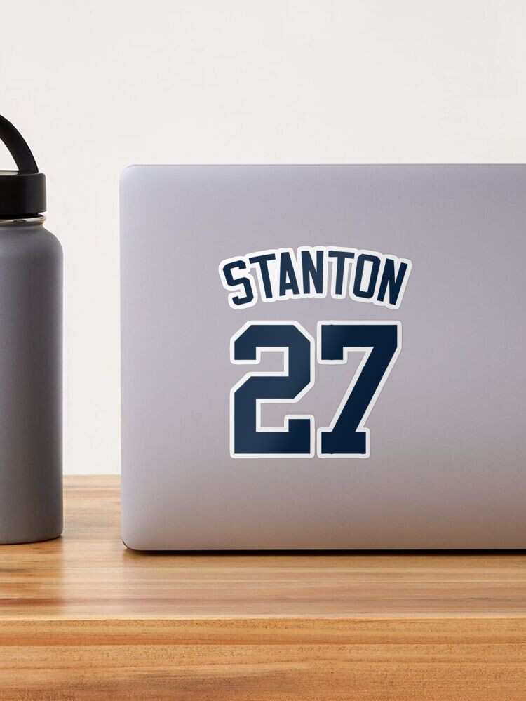 Giancarlo Stanton Number 27 Sticker for Sale by JohnWillisil