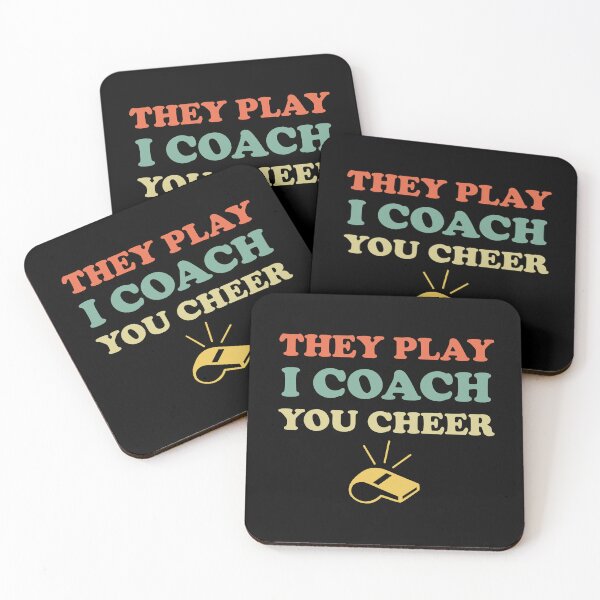 Item preview, Awesome Soccer Coach Shirt Funny They Play I Coach You Cheer  designed and sold by Rami Khalifah.