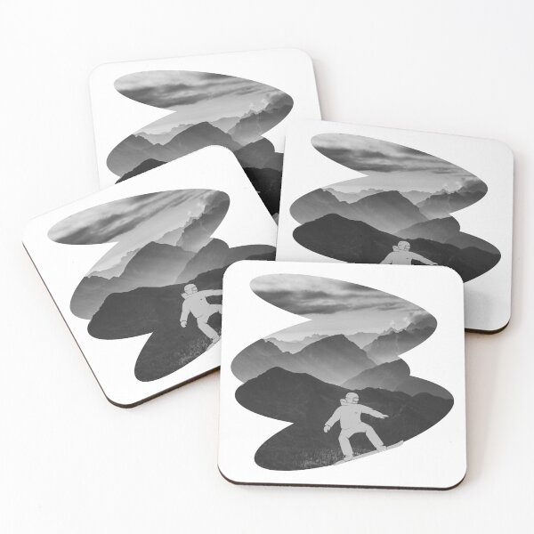 Item preview, Black and white snowboard designed and sold by Createez.