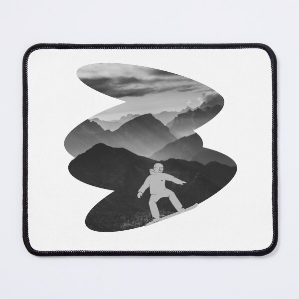 Item preview, Black and white snowboard designed and sold by Createez.