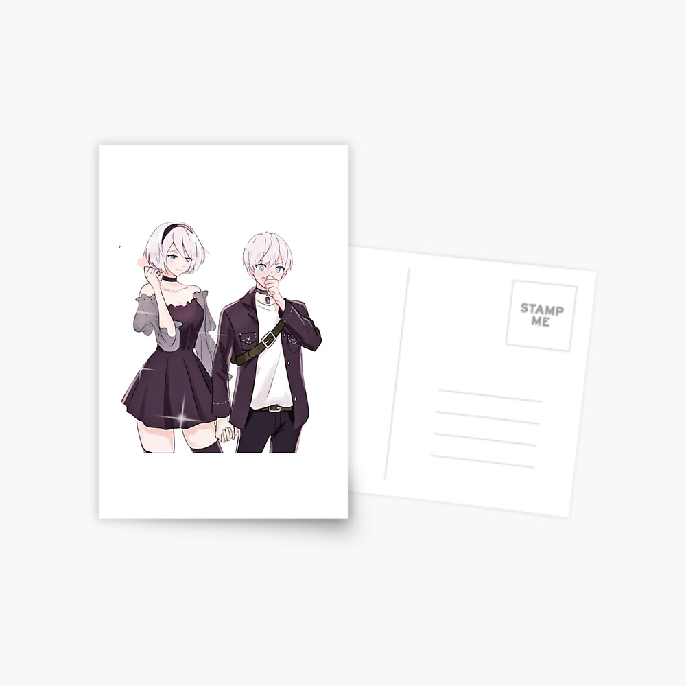 nier automata anime Postcard for Sale by samanthafans