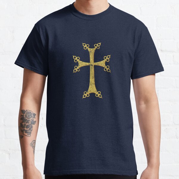 Item preview, Armenian Cross in gold with bevel, christians supports Armenia designed and sold by IsisOsiris.