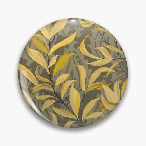 Item preview, William Morris inspired Willow Bough and Thistle fusion - Art Nouveau Victorian Pattern. Caroline Laursen original designed and sold by Caroline Laursen.