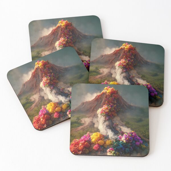 Item preview, Flower Volcano 5 designed and sold by AiBroughtToLife.