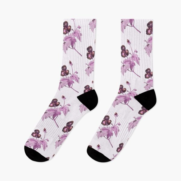 Item preview, Purple Mallow Flower, Alternative Illustration - Pink Rose designed and sold by DaphneKstudio .