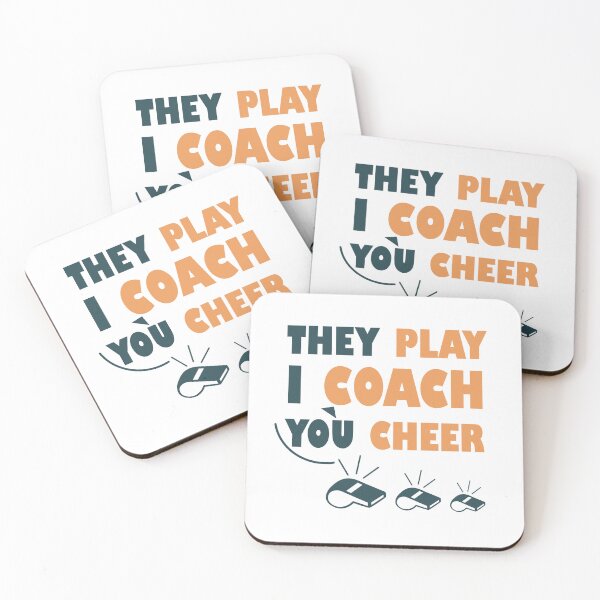 Item preview, Awesome Soccer Coach Shirt Funny They Play I Coach You Cheer  designed and sold by Rami Khalifah.