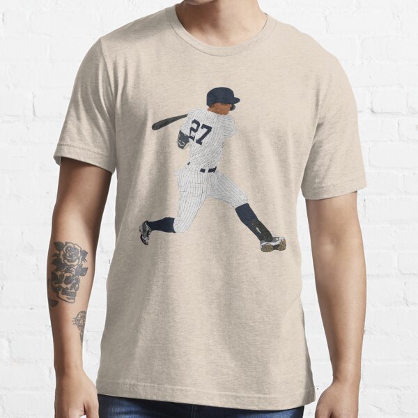 Gildan, Shirts, New York Yankees Shirt Adult Medium Blue Mlb Baseball 27  Giancarlo Stanton Mens