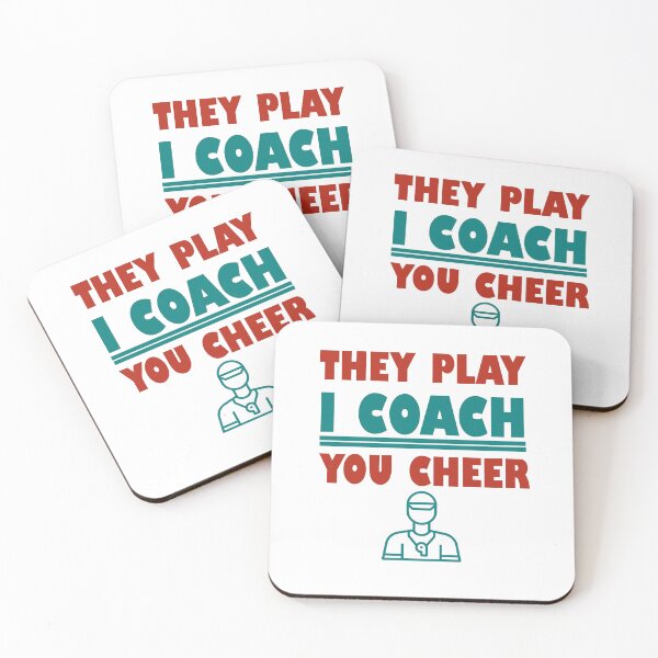Item preview, Awesome Soccer Coach Shirt Funny They Play I Coach You Cheer  designed and sold by Rami Khalifah.