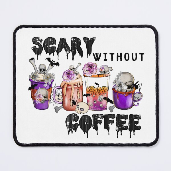 Item preview, Copy of Scary without coffee, spooky halloween drinking design designed and sold by reka88.