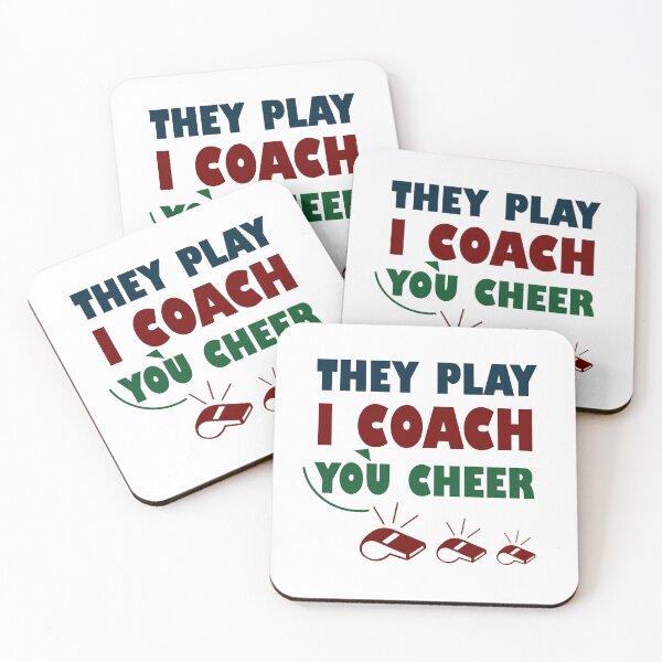Item preview, Awesome Soccer Coach Shirt Funny They Play I Coach You Cheer  designed and sold by Rami Khalifah.