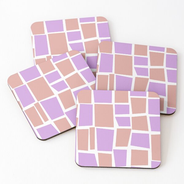 Item preview, Pink and purple squares designed and sold by CatsHappy.