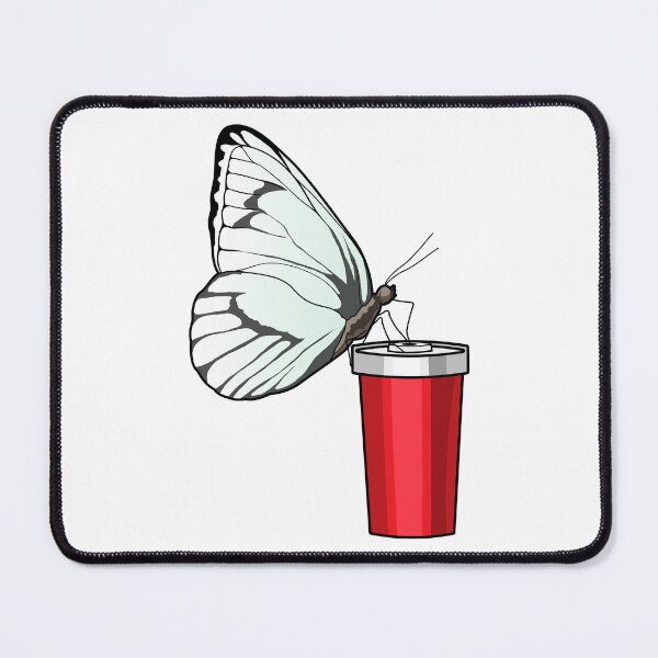 Item preview, Butterfly Drinking mug designed and sold by Snabdesign84.
