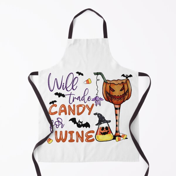 Item preview, Will trade candy for wine, Funny halloween drinking design designed and sold by reka88.